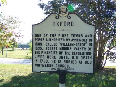 Oxford Marker. Click for full size. Oxford Marker image. Click for full size.