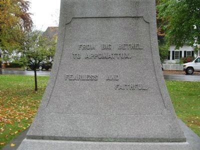 Woodstock Civil War Memorial. Click for full size. Woodstock Civil War Memorial image. Click for full size.