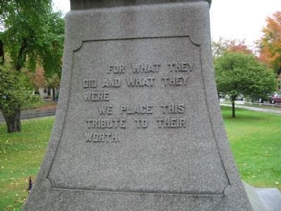 Woodstock Civil War Memorial. Click for full size. Woodstock Civil War Memorial image. Click for full size.