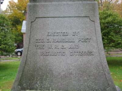 Woodstock Civil War Memorial. Click for full size. Woodstock Civil War Memorial image. Click for full size.
