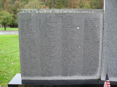 Bridgewater Veterans Memorial. Click for full size. Bridgewater Veterans Memorial image. Click for full size.