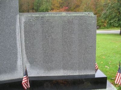 Bridgewater Veterans Memorial. Click for full size. Bridgewater Veterans Memorial image. Click for full size.