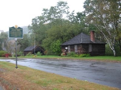 Eureka Schoolhouse, Baltimore Covered Bridge and Marker image. Click for full size.