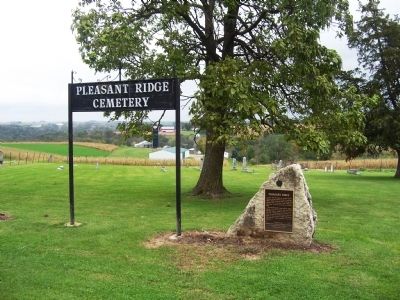 Pleasant Ridge Cemetery. Click for full size. Pleasant Ridge Cemetery image. Click for full size.