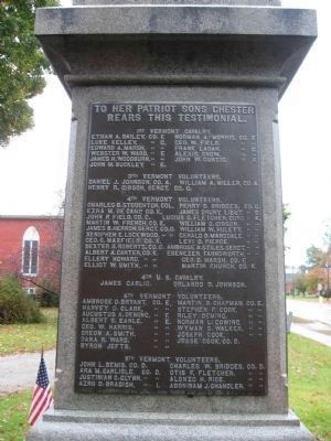Chester Civil War Memorial image. Click for full size.