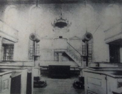 Interior Photo on The Old Brick Church Marker. Click for full size. Interior Photo on The Old Brick Church Marker image. Click for full size.