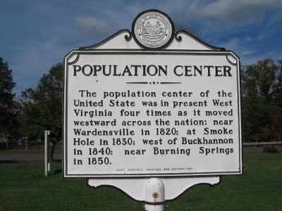 Population Center Marker. Click for full size. Population Center Marker image. Click for full size.