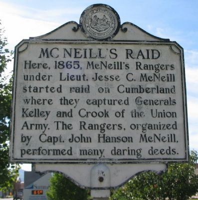 McNeill's Raid Side. Click for full size. McNeill's Raid Side image. Click for full size.
