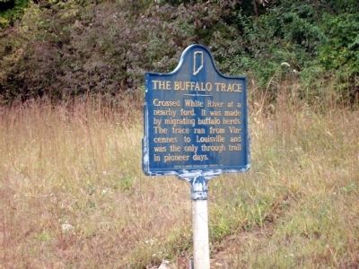 Looking North East - - The Buffalo Trace Marker image. Click for full size.