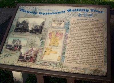 Pottstown Historical Society Marker image. Click for full size.