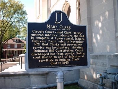 Side "B" - - Mary Clark Marker. Click for full size. Side "B" - - Mary Clark Marker image. Click for full size.