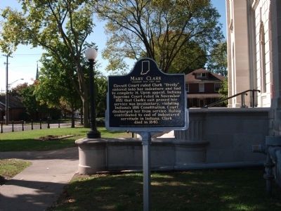Wide Side "B" - - Mary Clark Marker. Click for full size. Wide Side "B" - - Mary Clark Marker image. Click for full size.