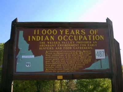 11,000 Years of Indian Occupation Marker image. Click for full size.