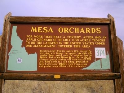 Mesa Orchards Marker image. Click for full size.