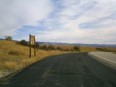 Mesa Orchards Marker Along Hwy 95 image. Click for full size.