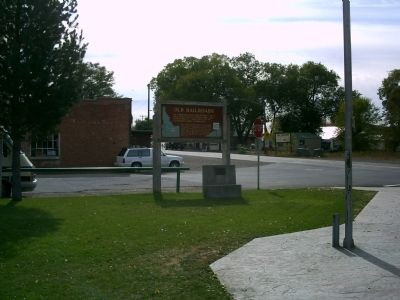Old Railroads Marker in Council image. Click for full size.