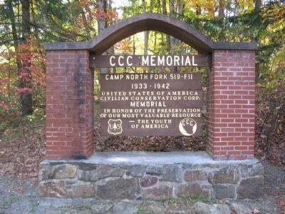 Camp North Fork Memorial. Click for full size. Camp North Fork Memorial image. Click for full size.