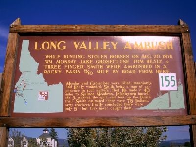 Long Valley Ambush Marker. Click for full size. Long Valley Ambush Marker image. Click for full size.