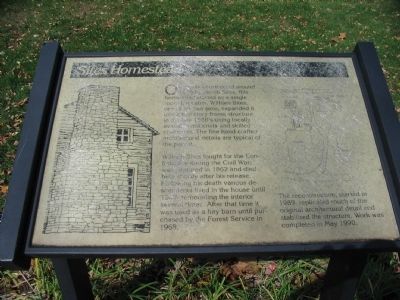 Sites Homestead Marker. Click for full size. Sites Homestead Marker image. Click for full size.