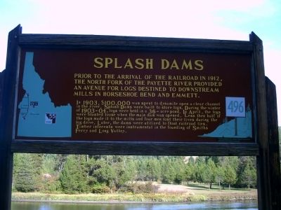 Splash Dams Marker image. Click for full size.