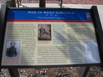 War in West Virginia Marker image. Click for full size.
