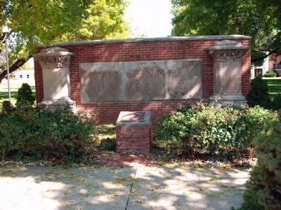 "Vincennes University" Entry - - Across Street . .. Click for full size. "Vincennes University" Entry - - Across Street . . image. Click for full size.