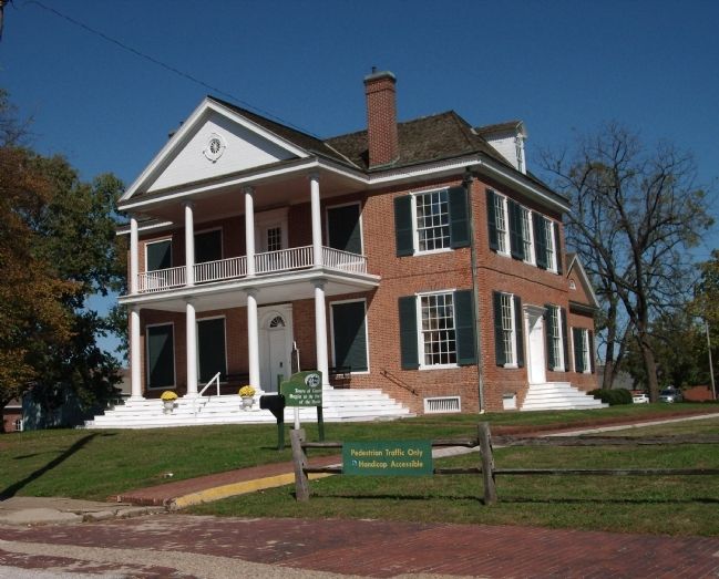 Front View - - William Henry Harrison's Home  ("Grouseland") image. Click for full size.