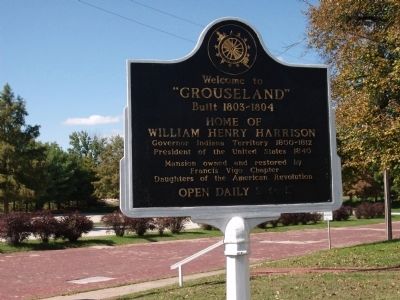 " Grouseland " Built 1803 - 1804 Marker image. Click for full size.