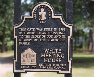 White Meeting House circa 1696. Click for full size. White Meeting House circa 1696 image. Click for full size.