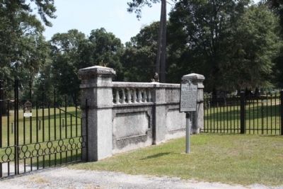 Old White Meeting House and Cemetery Marker. Click for full size. Old White Meeting House and Cemetery Marker image. Click for full size.