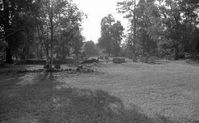 Old White Meeting House and Cemetery Marker. Click for full size. Old White Meeting House and Cemetery Marker image. Click for full size.