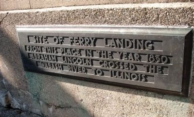 Site of Ferry Landing Marker. Click for full size. Site of Ferry Landing Marker image. Click for full size.