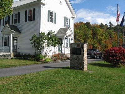 Stoyan Christowe Marker and the Dover Town Offices image. Click for full size.