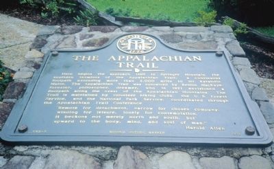 The Appalachian Trail Marker. Click for full size. The Appalachian Trail Marker image. Click for full size.