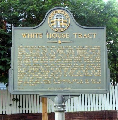 White HouseTract Marker image. Click for full size.