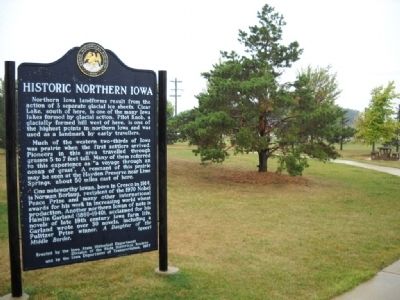 Historic Northern Iowa Marker image. Click for full size.