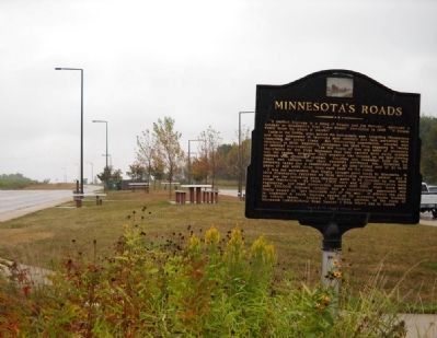 Minnesotas Roads / Welcome to Minnesota Marker image. Click for full size.
