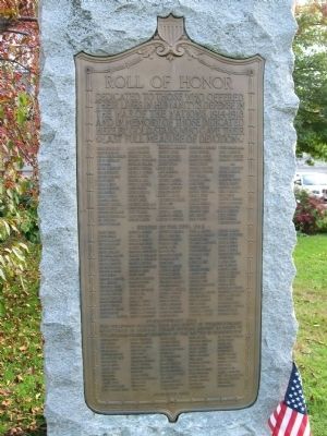Wilmington Veterans Monument image. Click for full size.