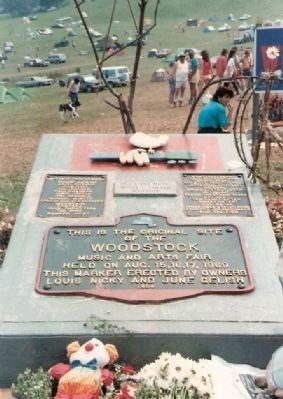 Woodstock Music and Arts Fair Marker image. Click for full size.