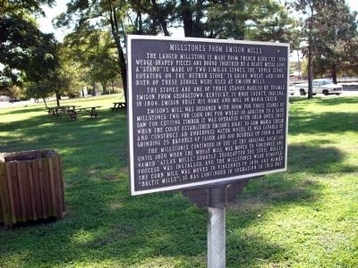 Other View - - Millstones from Emison Mills Marker image. Click for full size.