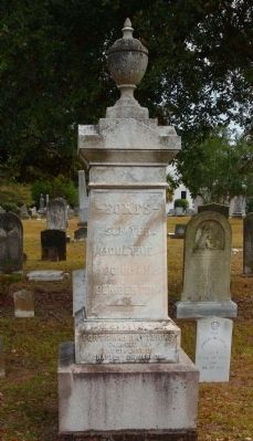 Magnolia Cemetery Memorial to Iron Clads image. Click for full size.