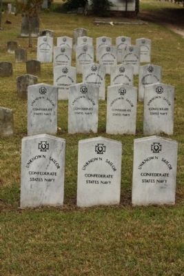Magnolia Cemetery Unknown Confederate Sailors image. Click for full size.