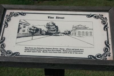 Vine Street Marker. Click for full size. Vine Street Marker image. Click for full size.