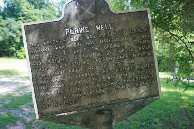 Perine Well Marker. Click for full size. Perine Well Marker image. Click for full size.