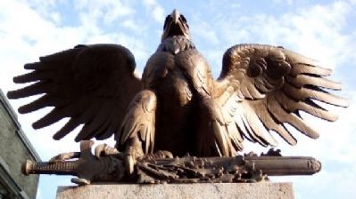 Pottstown War Memorial Eagle. Click for full size. Pottstown War Memorial Eagle image. Click for full size.