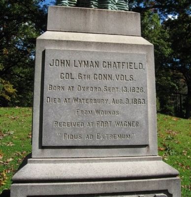 John Lyman Chatfield Monument image. Click for full size.