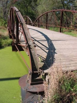 Two Span Low Steel Bowstring Arch Truss on Bridge #2 image. Click for full size.