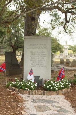H. L. Hunley Memorial Marker, Second Crew image. Click for full size.