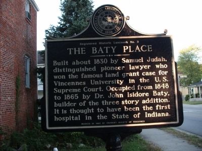 Obverse Side - - The Baty Place Marker image. Click for full size.