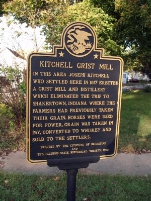 Kitchell Grist Mill Marker image. Click for full size.
